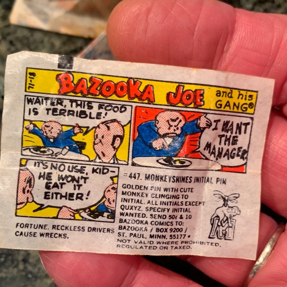 Vintage Atlas Car Battery Promotional Bank filled w/Bazooka Joe Cartoons - Picture 10 of 13